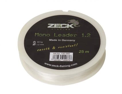 ZECK FISHING Mono Leader 1.2mm - 69kg - Zandertime
