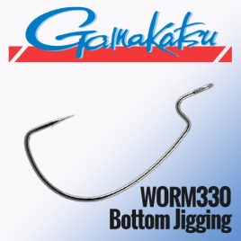 Gamakatsu Worm 330 Bottom Jigging Hooks 3/0