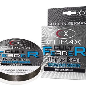 CLIMAX CULT FEEDER BOTTOM BRAID 110m 0.09mm 4.1kg Dark Grey