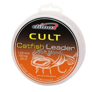 CLIMAX CULT CATFISH SOFT MONO LEADER 50m 1.20mm 70kg