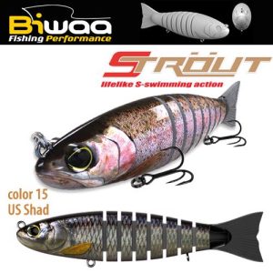 SWIMBAIT STROUT 6.5" 16cm 52gr 15 US Shad