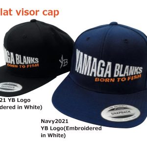 YAMAGA FLAT VISOR SAPKA BLACK BORN TO FISH