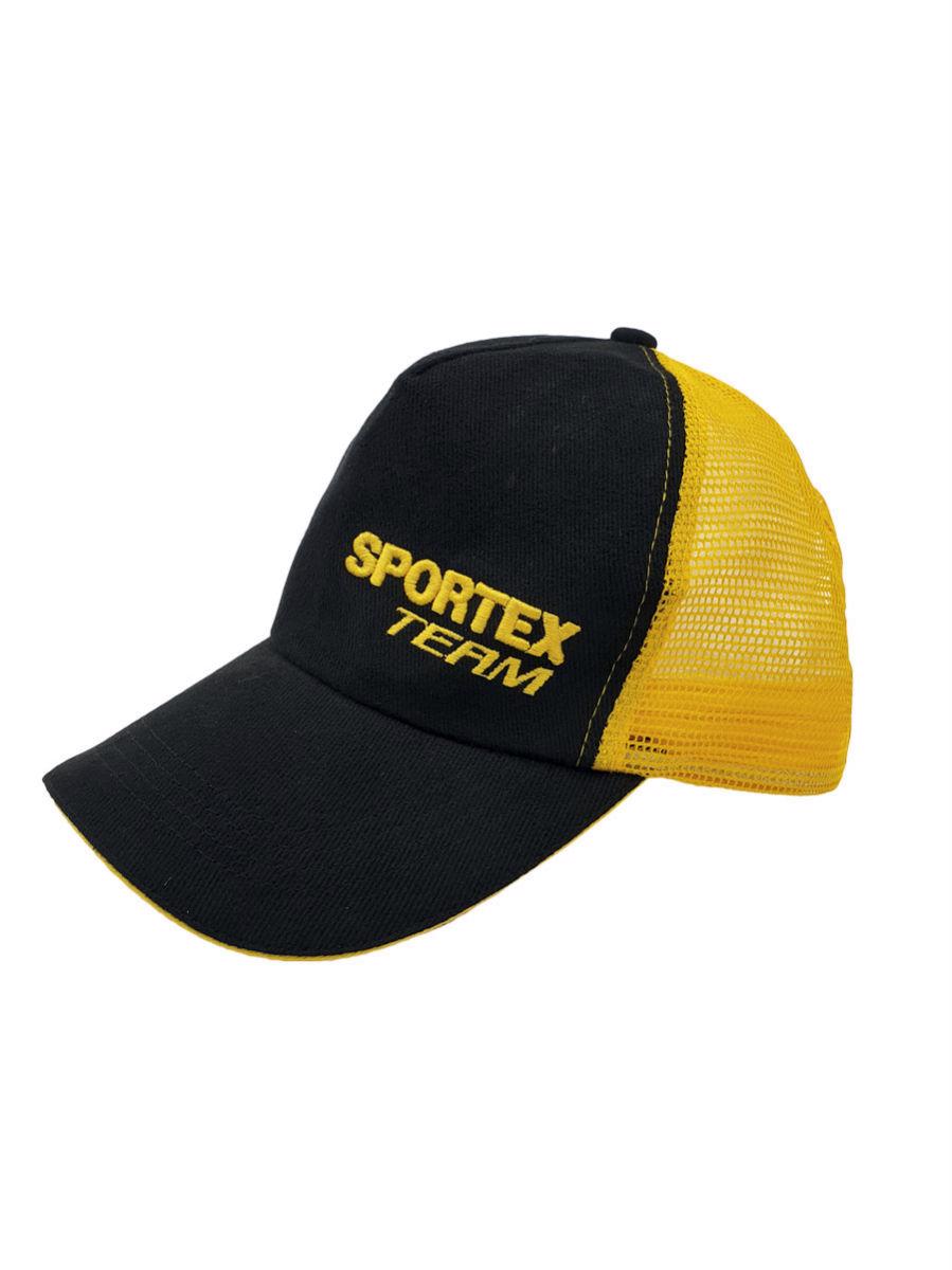 SPORTEX SAPKA BASE CAP TRUCKER MESH FEKETE