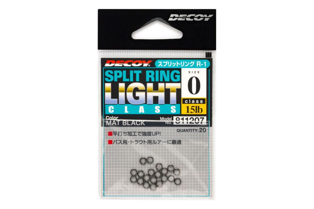 KULCSKARIKA SPLIT RING DECOY R-1 LIGHT CLASS BLACK 0 15lbs
