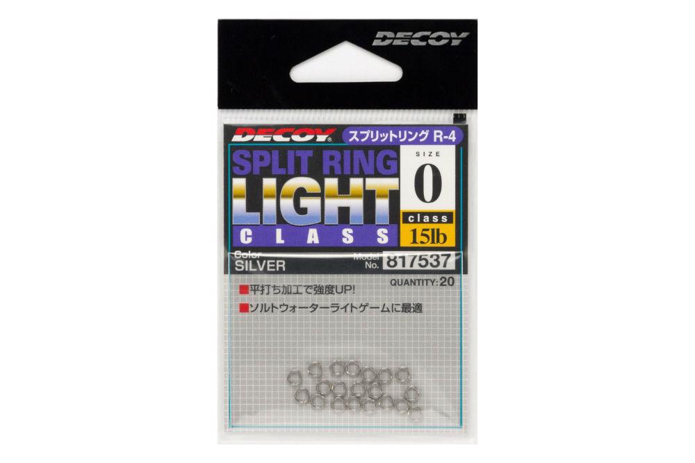 KULCSKARIKA SPLIT RING DECOY R-4 LIGHT CLASS SILVER 3 40lbs