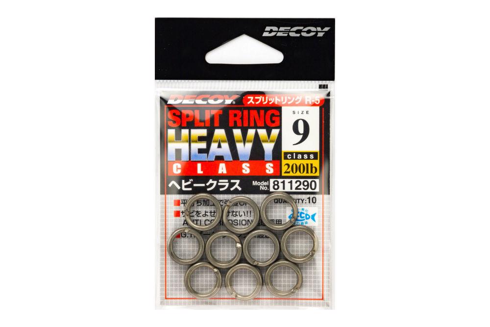 KULCSKARIKA SPLIT RING DECOY R-5 HEAVY CLASS SILVER 8 150lbs