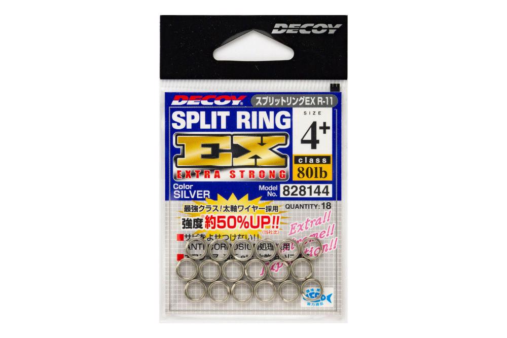 KULCSKARIKA SPLIT RING DECOY R-11 EX SILVER 3+ 60lbs