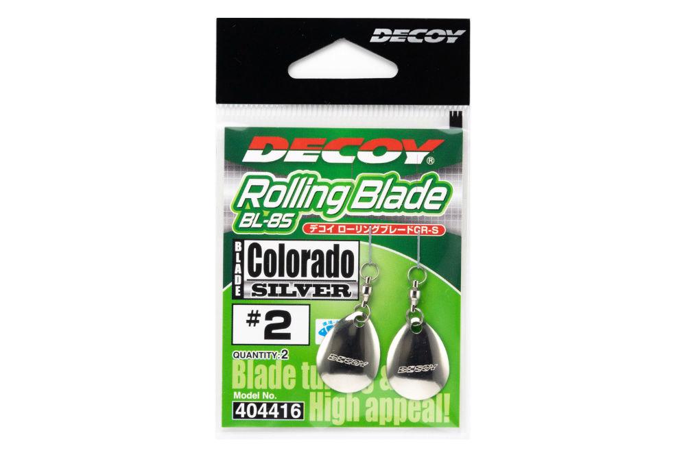 SPINNER BLADE FORGÓVAL DECOY BL-8S COLORADO SILVER 2