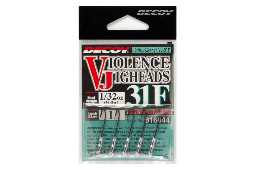 JIG FEJ DECOY VJ-31F VIOLENCE JIGHEAD #1 0.9gr