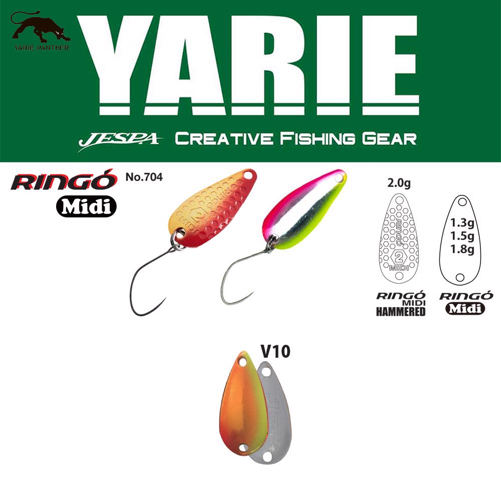 YARIE 704 RINGO MIDI HAMMERED 2.0gr V10 Mix Orange