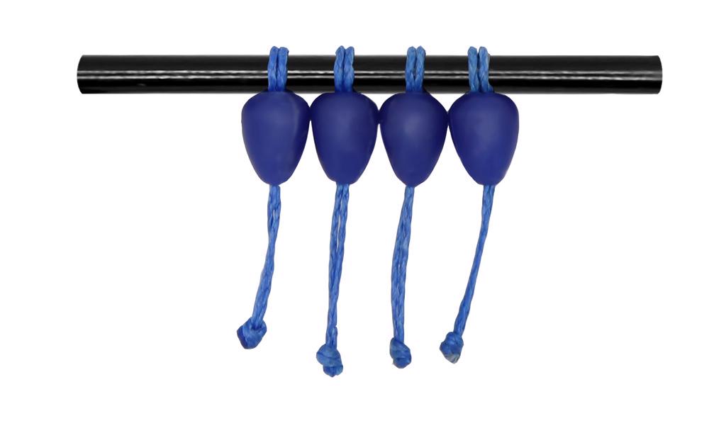 COLMIC DACRON CONECTORS L 6.8mm Dark Blue