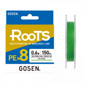 Gosen Roots PE X8 150m Light Green PE 0.6 150m 6.4kg