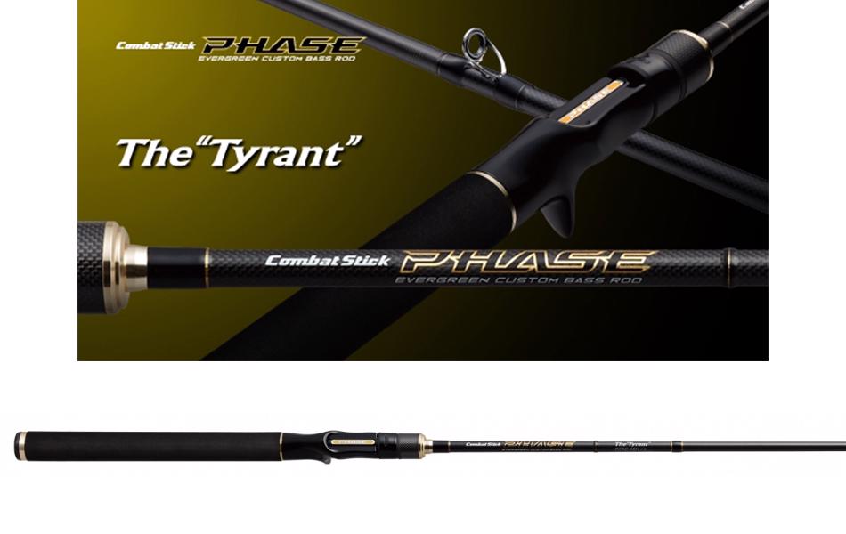 EVERGREEN COMBAT STICK PHASE PCSC-68H TYRANT BAITCAST 203cm 10.5-42gr