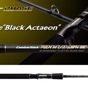 EVERGREEN COMBAT STICK PHASE PCSC-74X BLACK ACTAEON BAITCAST 223cm 14-112gr